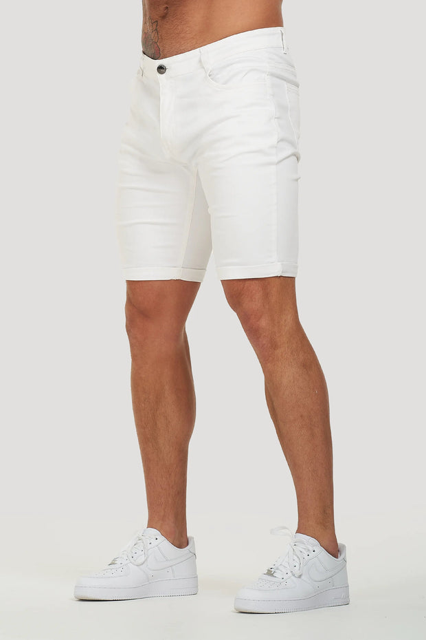 THE LORENZO SHORTS - WHITE