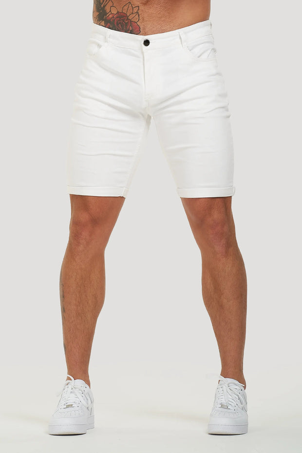 THE LORENZO SHORTS - WHITE