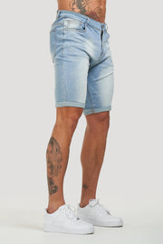 THE LORENZO SHORTS - PALE BLUE