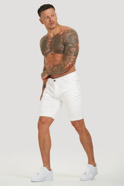 THE LORENZO SHORTS - WHITE