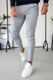 THE AVANI TROUSERS - LIGHT GREY