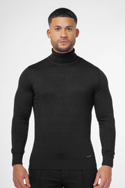 THE ARTURO TURTLENECK - BLACK