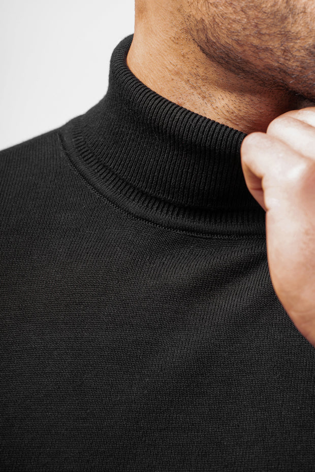 THE ARTURO TURTLENECK - BLACK