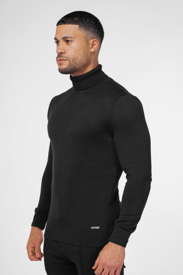 THE ARTURO TURTLENECK - BLACK