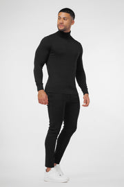 THE ARTURO TURTLENECK - BLACK