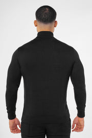 THE ARTURO TURTLENECK - BLACK