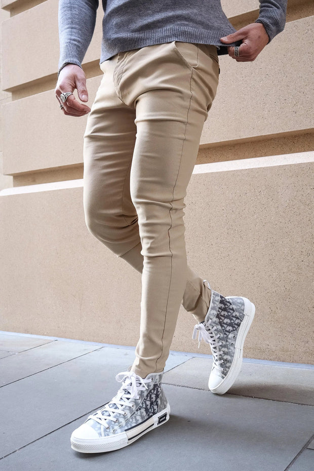 THE AVANI TROUSERS - CREAM