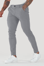 THE AVANI TROUSERS - LIGHT GREY