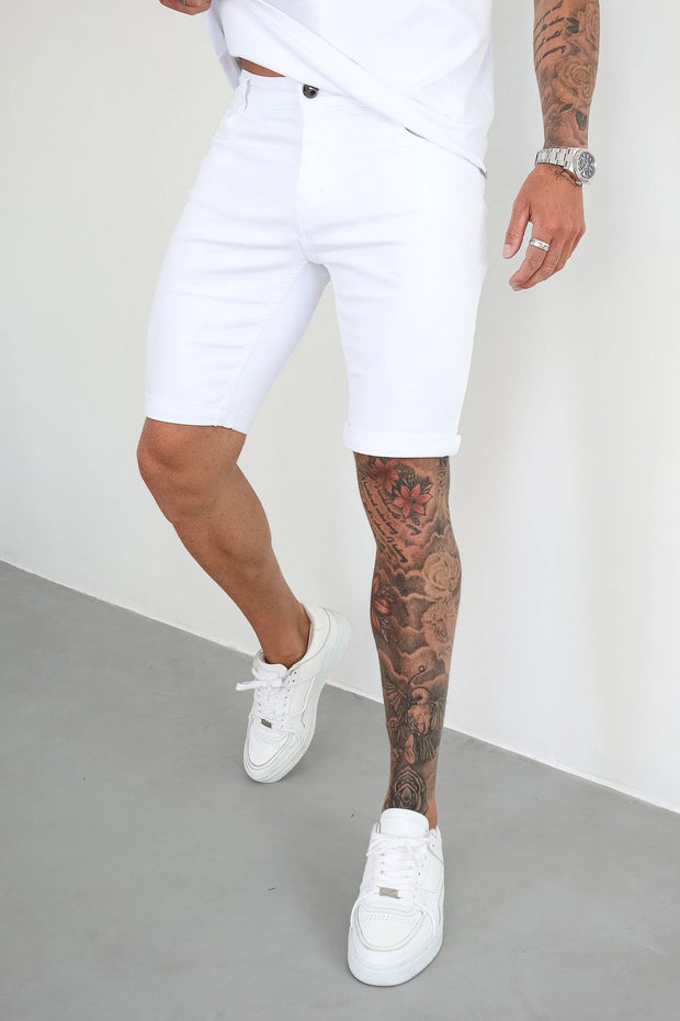 THE LORENZO SHORTS - WHITE