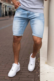 THE LORENZO SHORTS - PALE BLUE