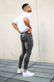 THE LORENZO JEANS - DARK GREY