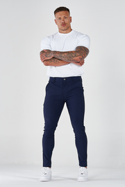 THE AVANI TROUSERS - DARK BLUE