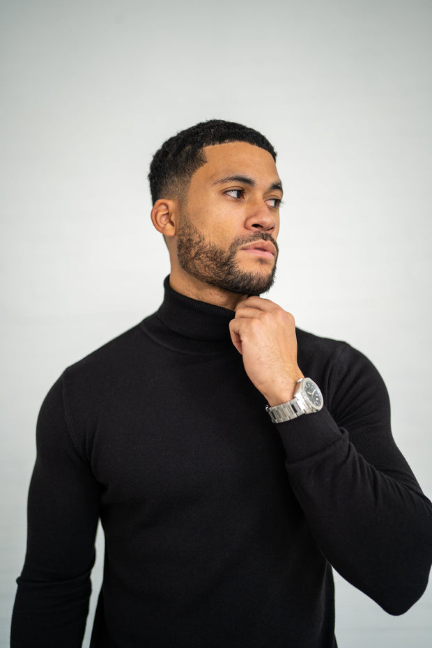 THE ARTURO TURTLENECK - BLACK